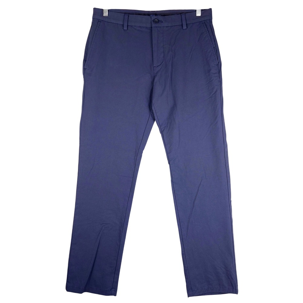 Vineyard Vines OTG On-The-Go Pant Mens 33x30 Navy Blue Stretch Chino 1P000002